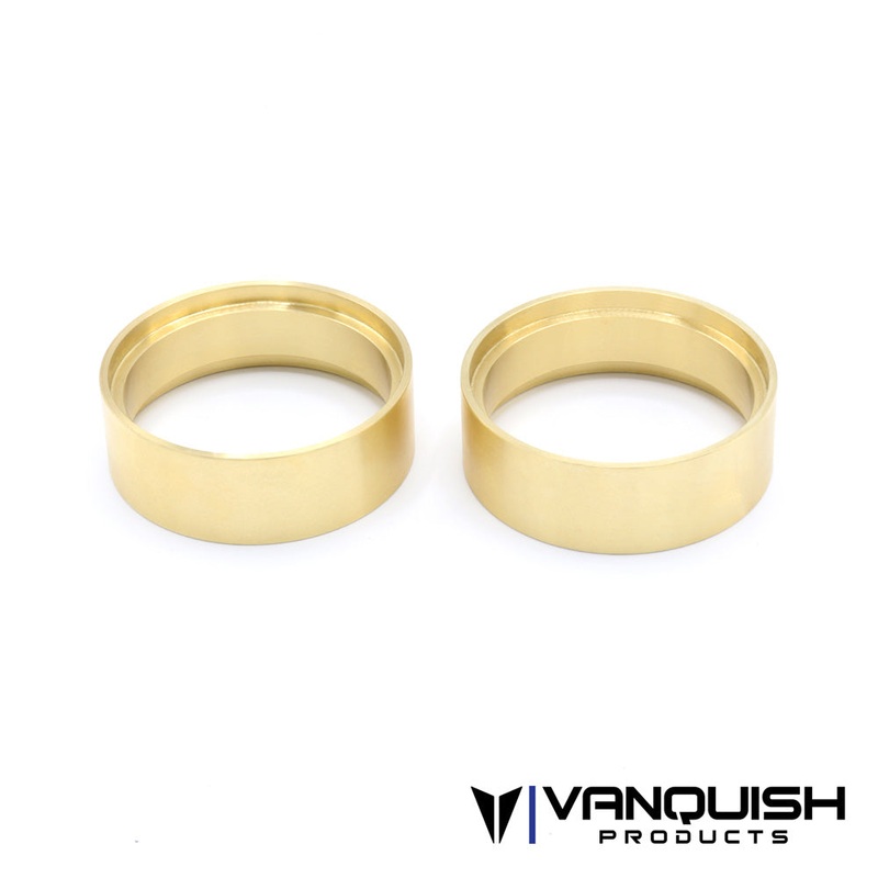1.9 Brass Wheel Clamp Rings (Pair) 0.8″