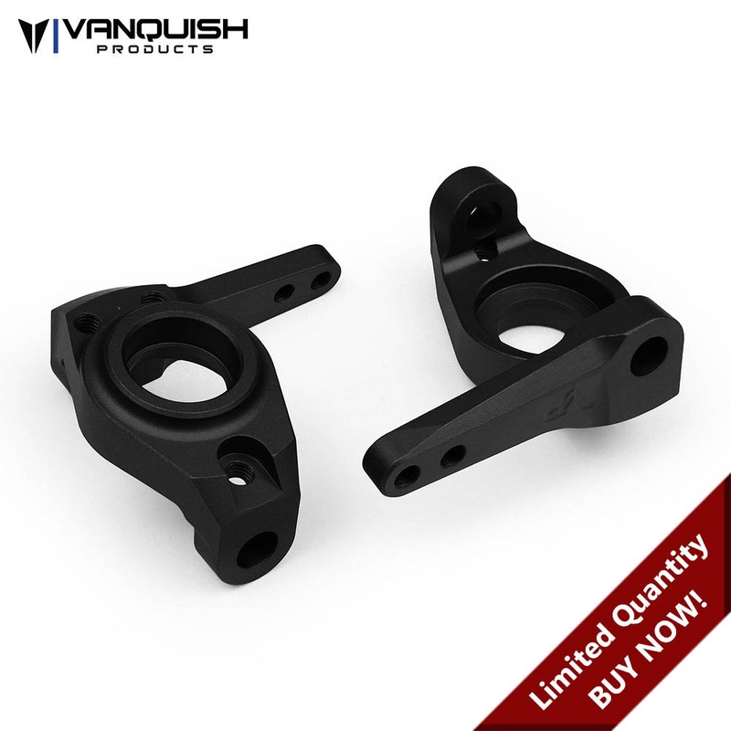 Axial SCX10 8 Degree Knuckles Black