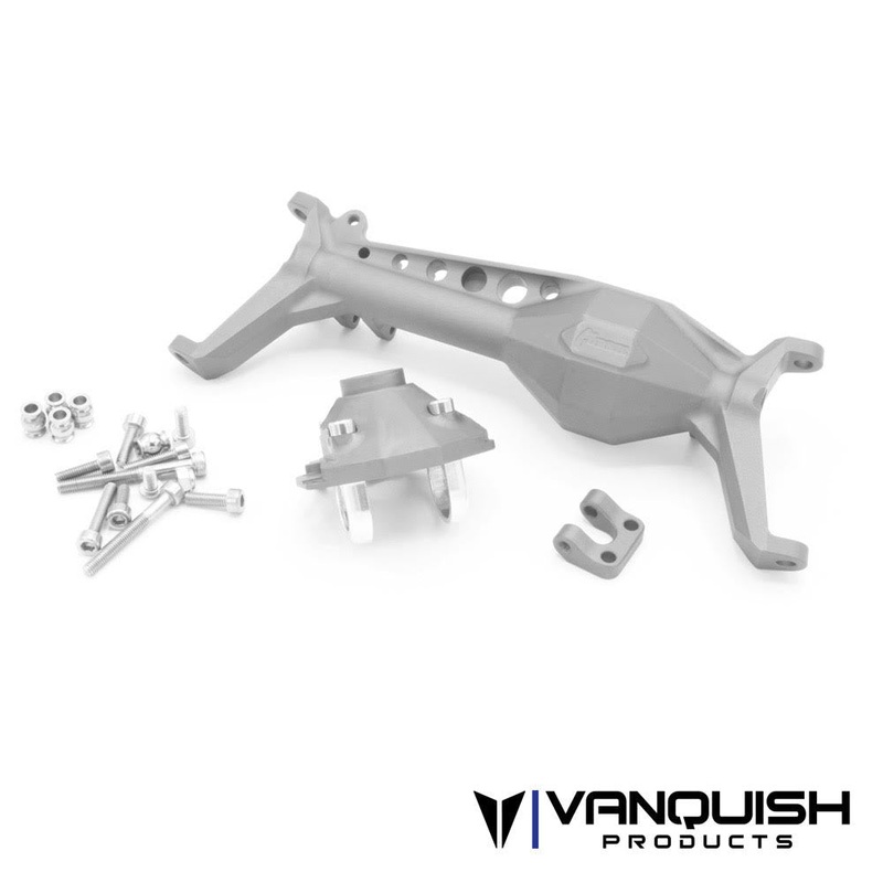 Axial SCX10-III Currie F9 Front Axle Clear Anodized Clear