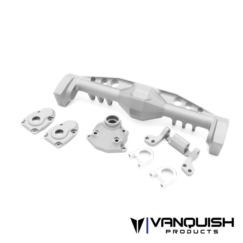 Axial SCX10-III Currie F9 Rear Axle Clear Anodized Clear