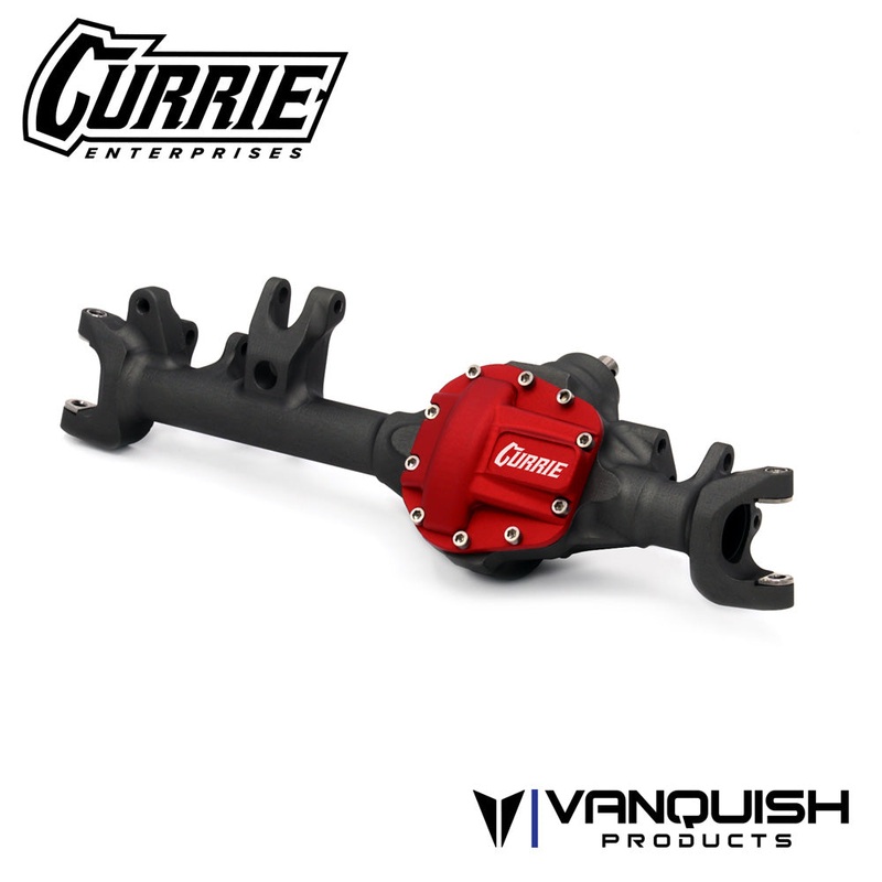 Currie HD44 VS4-10 Front Axle Black Anodized Black