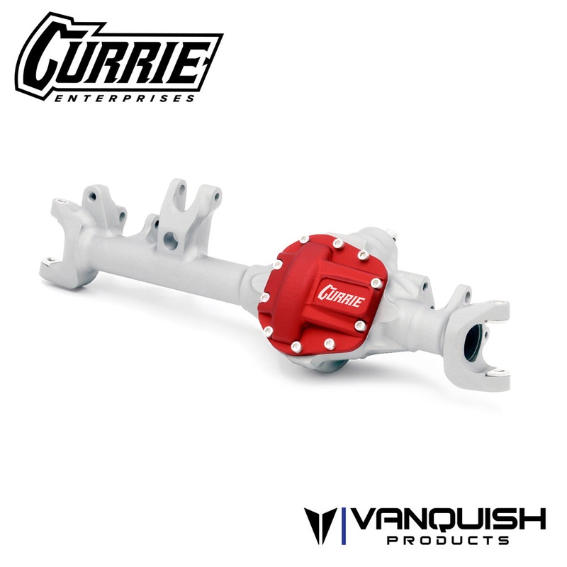 Currie HD44 VS4-10 Front Axle Clear Anodized Clear