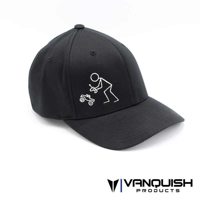 Vanquish Flex Fit Hat – #CompStance L/XL – Black