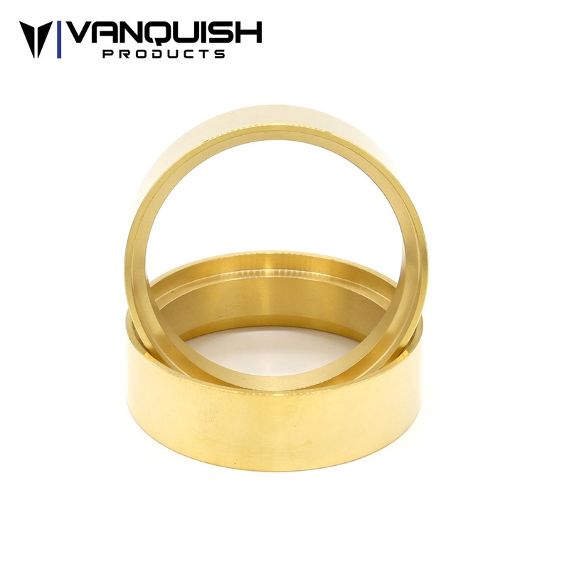 2.2 Brass Wheel Clamp Rings (Pair) 0.8″