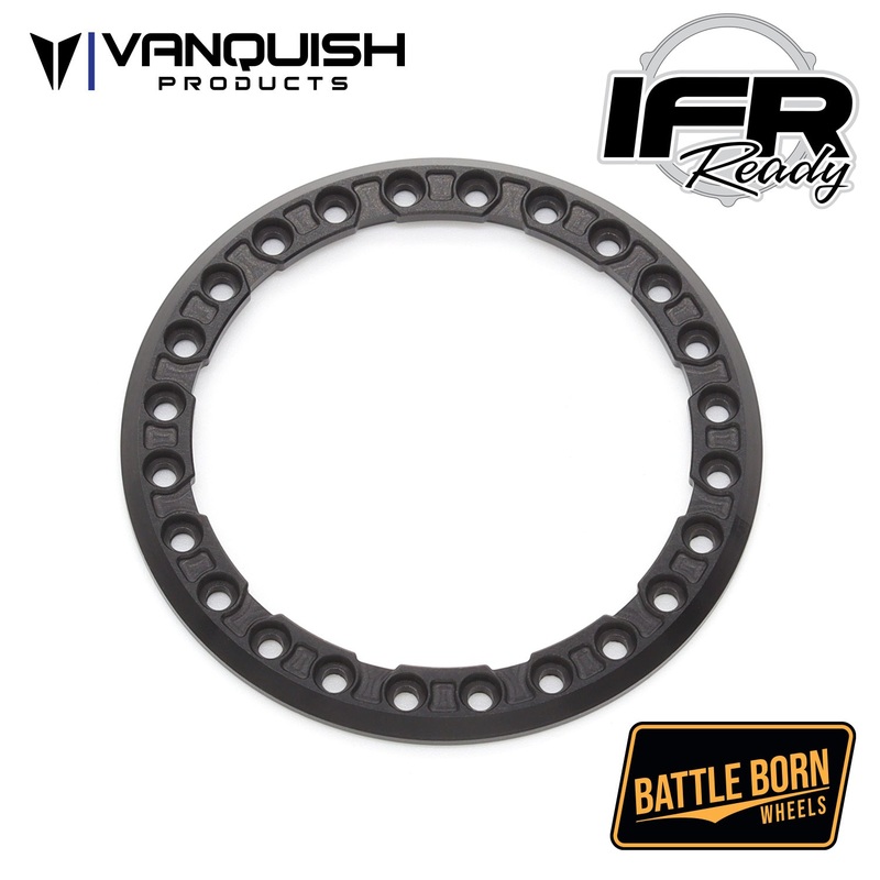 Battle Born Wheels 1.9 Notched Beadlock Black