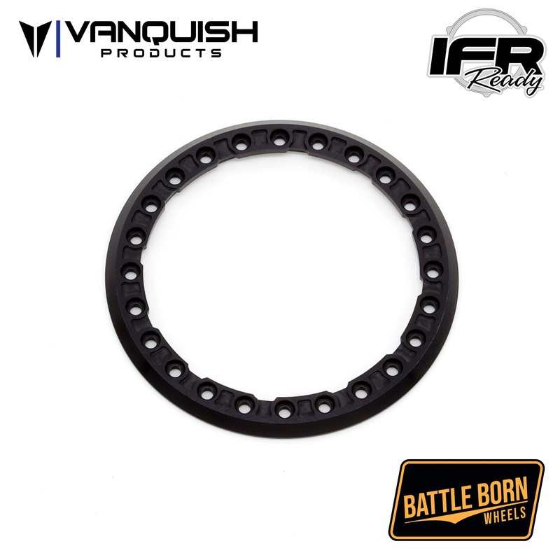 Battle Born Wheels 2.2 Notched Beadlock Black