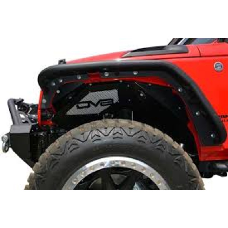 DV8 Black Aluminum Inner Front Fender INFEND-01FB
