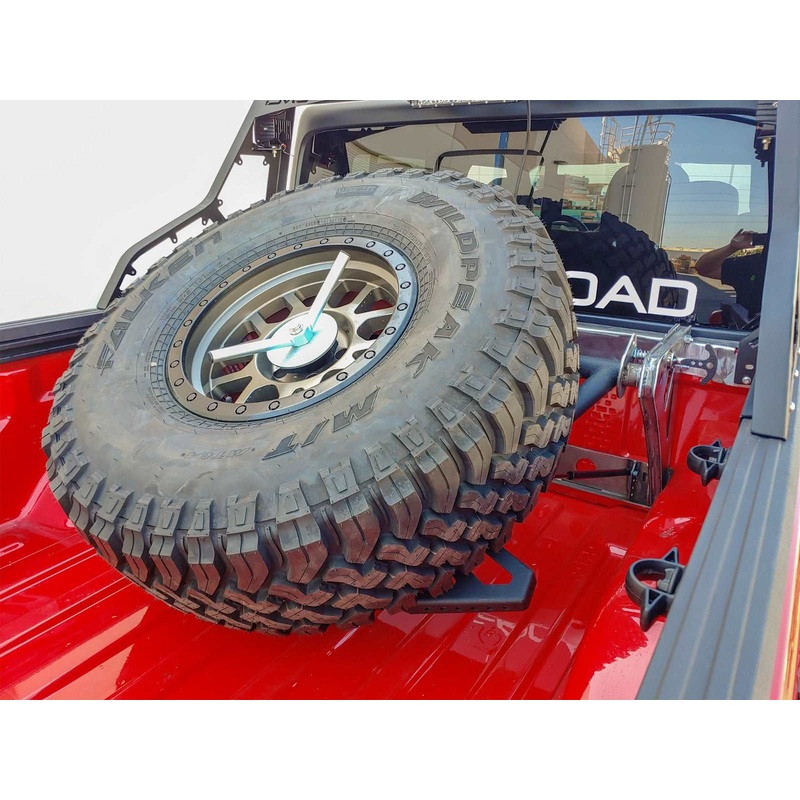 DV8 Offroad In Bed Adjustable Tire Carrier TCGL-01