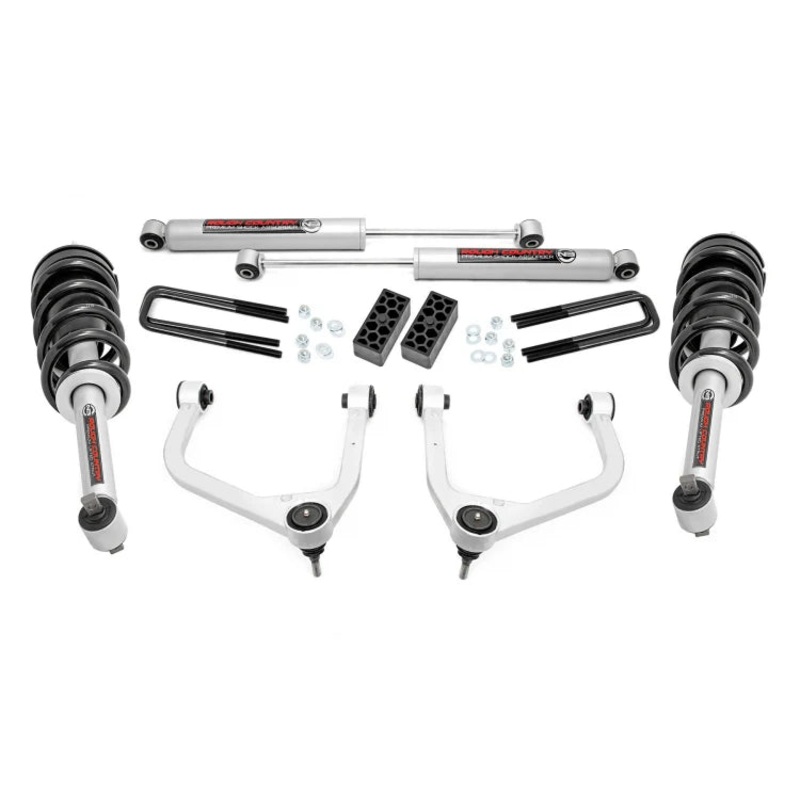 Rough Country 3.5″ Lift Kit 29532 (Multi Leaf Spring)