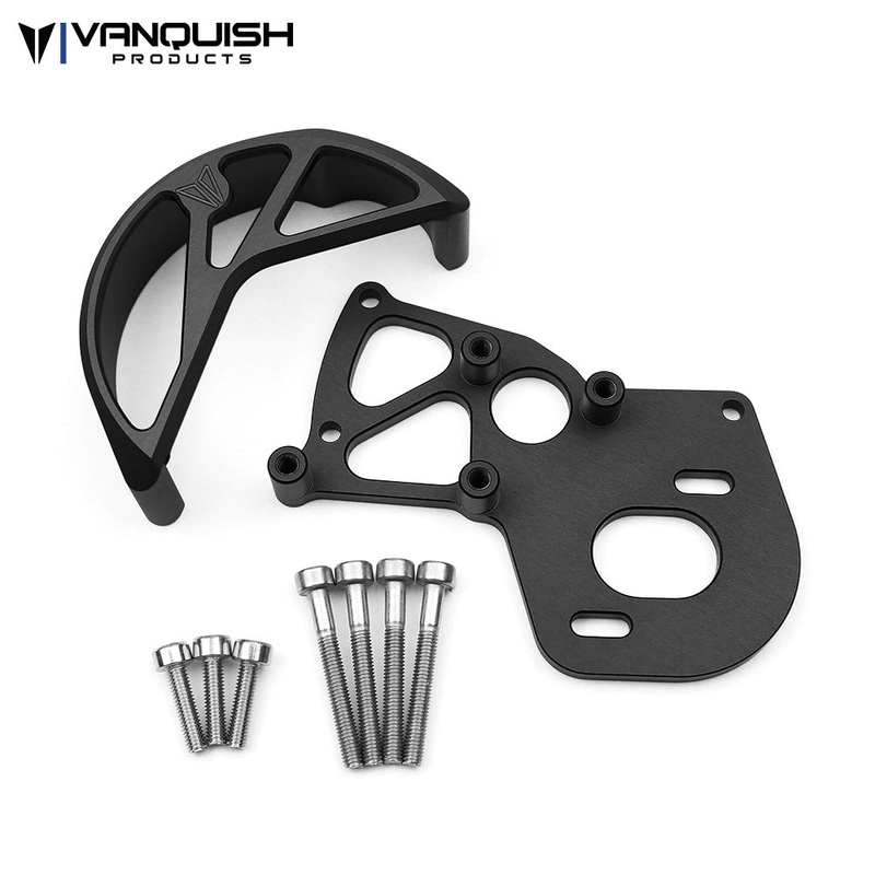VS4-10 Motor Mount / Gear Guard Black