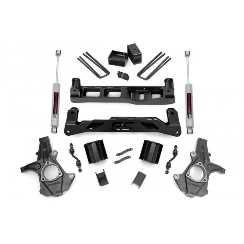 Rough Country 5″ Lift Kit 24831 (Aluminum/ Stamped Steel LC Arm)