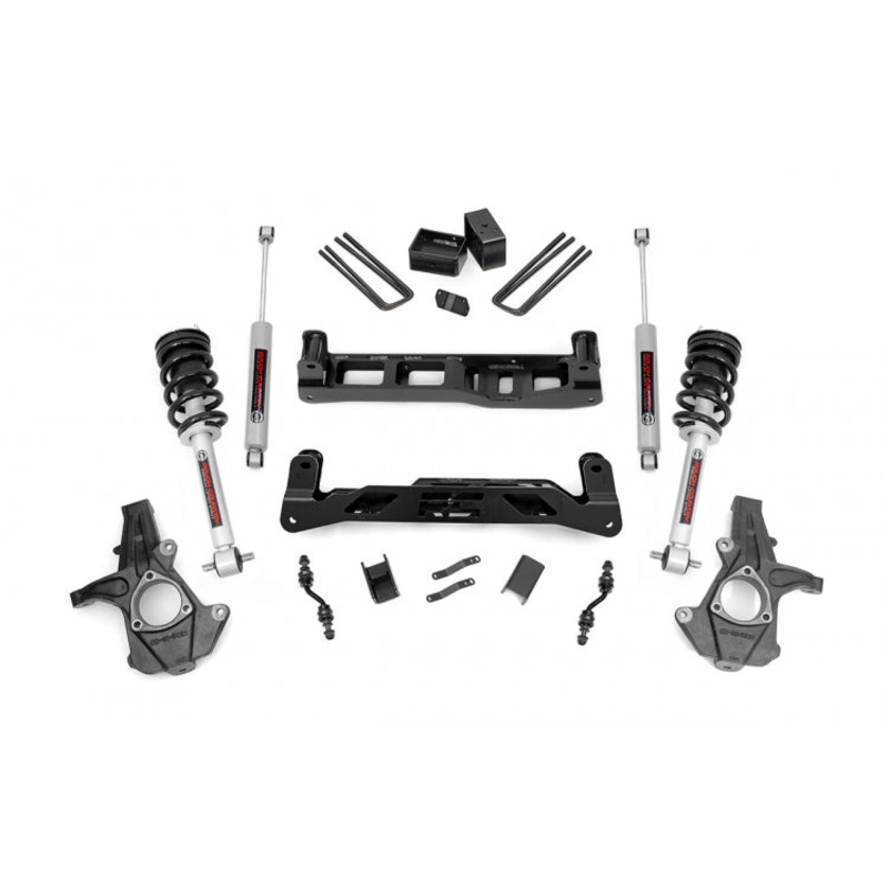 Rough Country 5″ Lift Kit 24834 (Aluminum/ Stamped Steel LC Arm)
