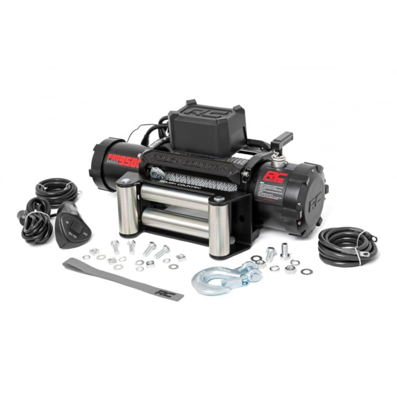 Rough Country 9500 with Steel Cable PRO9500 (If Bumper Removal Required Add $104)