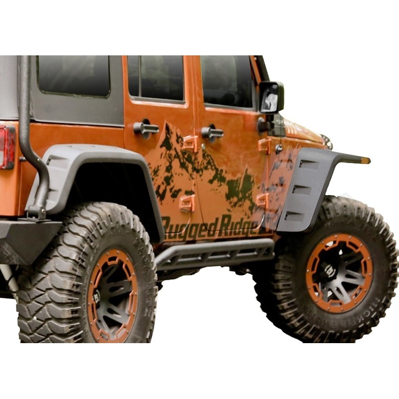 Rugged Ridge Hurricane Flat Fender 4 Piece OMI11640.25