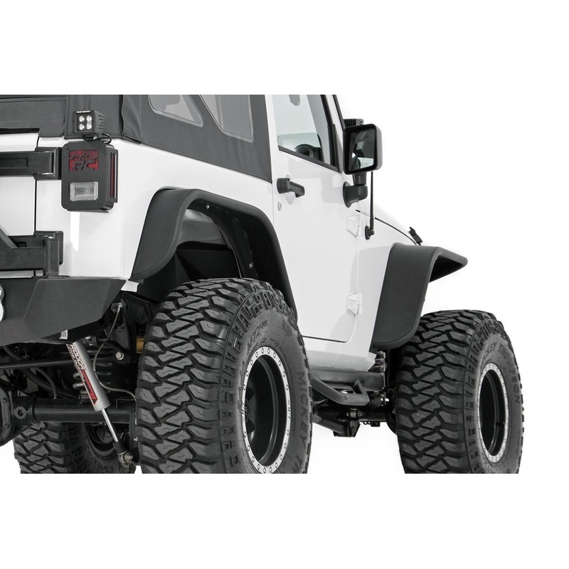 Trail Ops Aluminum Fender Flare Set TO-JK-4004