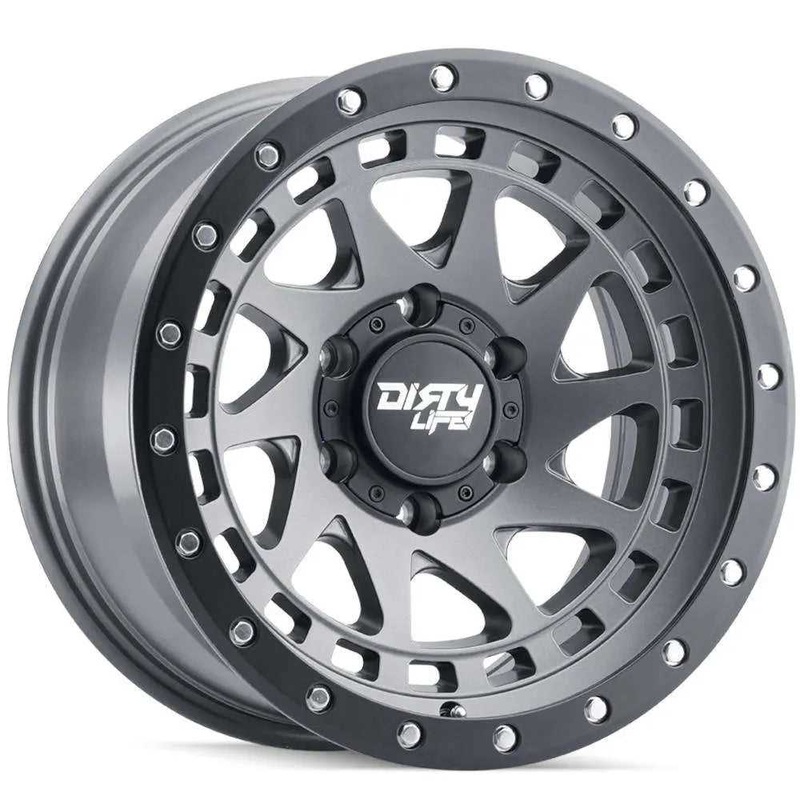 Dirt Life Enigma 17×9 Satin Graphite 9311-7973MGT12