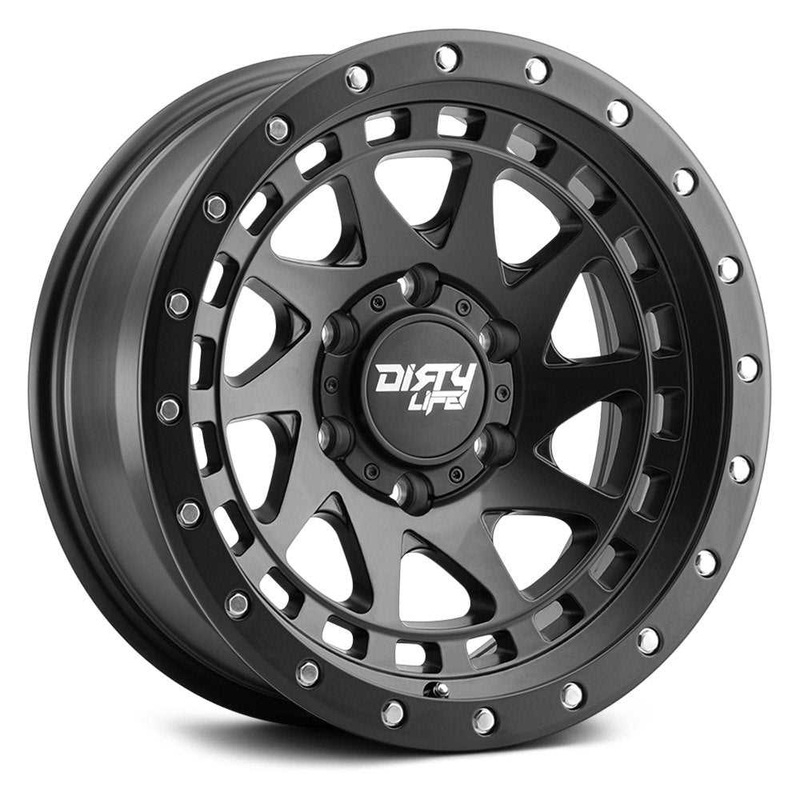 Dirty Life Enigma 17X9 Matte Black 9311-7973MB38