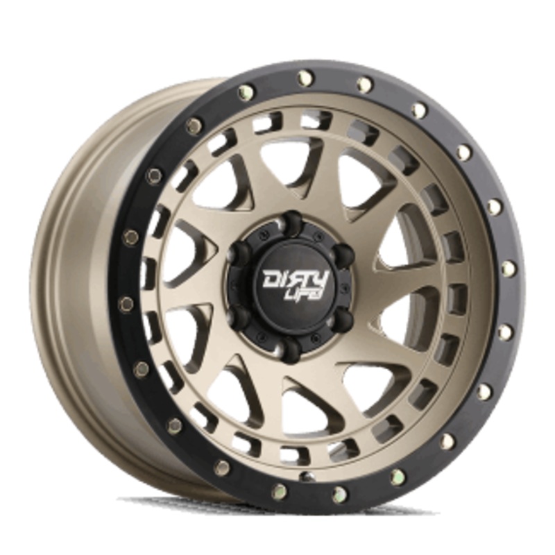 Dirty Life Enigma 17X9 Satin Gold 9311-7973MGD12