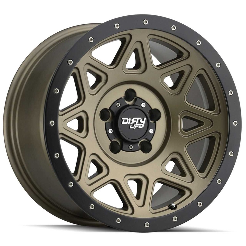 Dirty Life Theory 17×9 Matte Gold 9305-7973MGD
