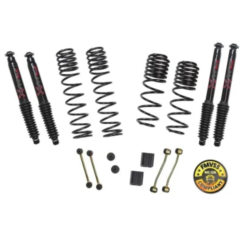 Skyjacker 2-2.5″ Coil Spring Lift with Black Max Shocks SKYJL25BPBLT