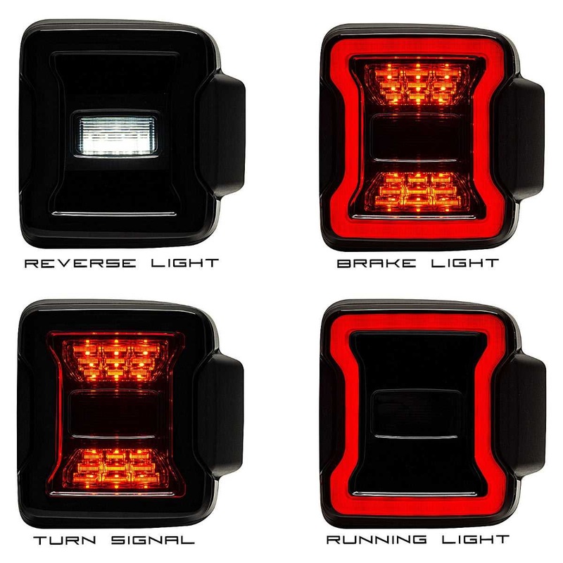 Oracle Lightning Black Series LED Tail Lights 5852-504