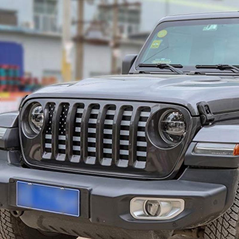 Trail Ops Black Flag Grill Insert TO-JL-1015