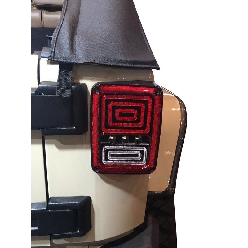 Trail Ops Snake LED Tail Lights TO-JK-5002