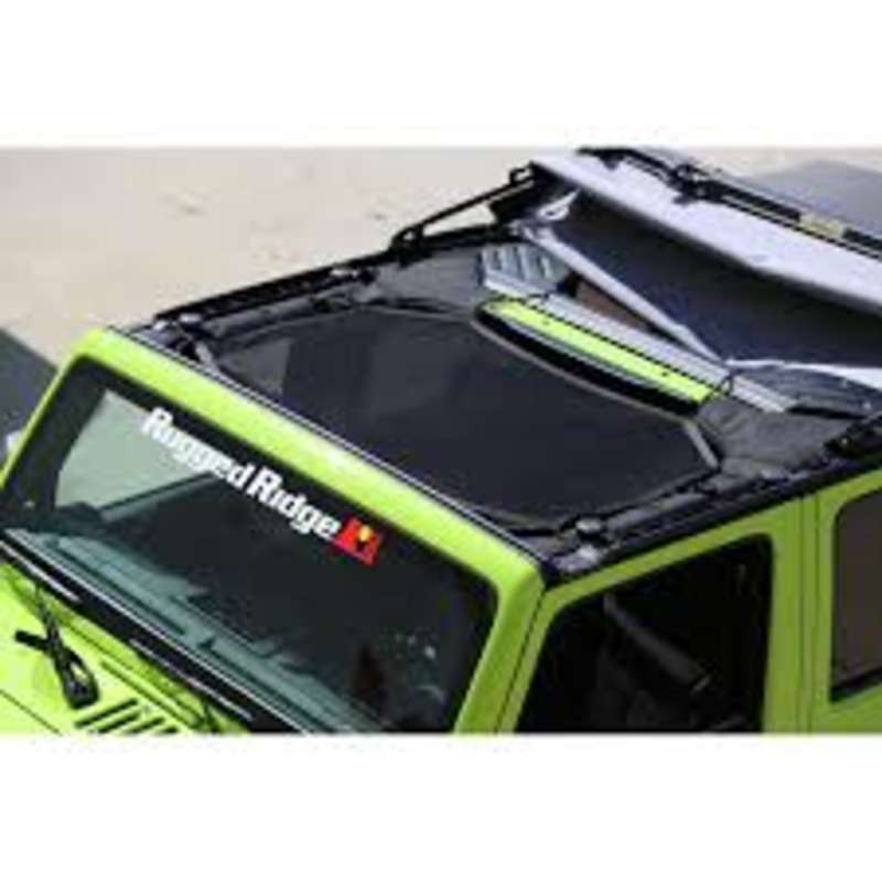 Rugged Ridge Eclipse Sunshade Black Mesh OMI13579.04