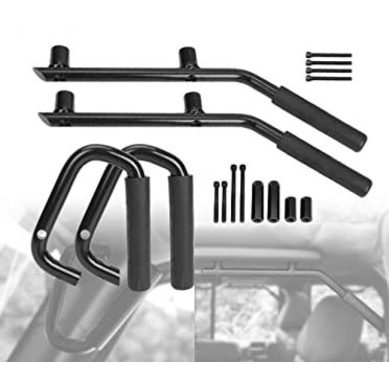 Trail Ops Front and Rear Steel Entry Handles TO-JK-7088