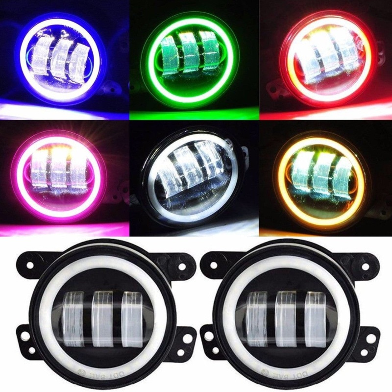 Trail Ops RGB LED Halo Fog Light JL75