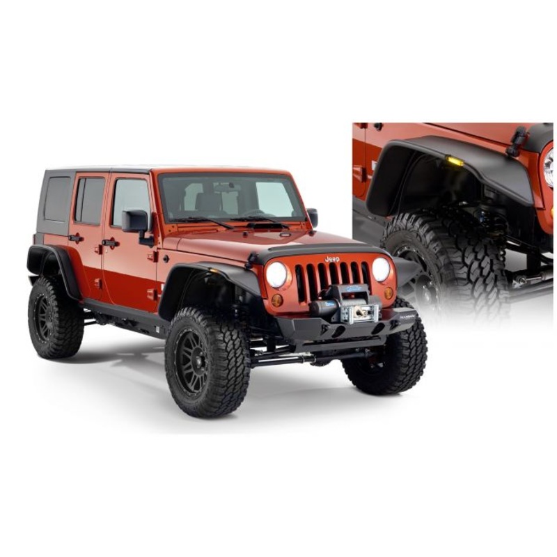 Bushwacker Flat Fender 4 Piece BUS10918-07