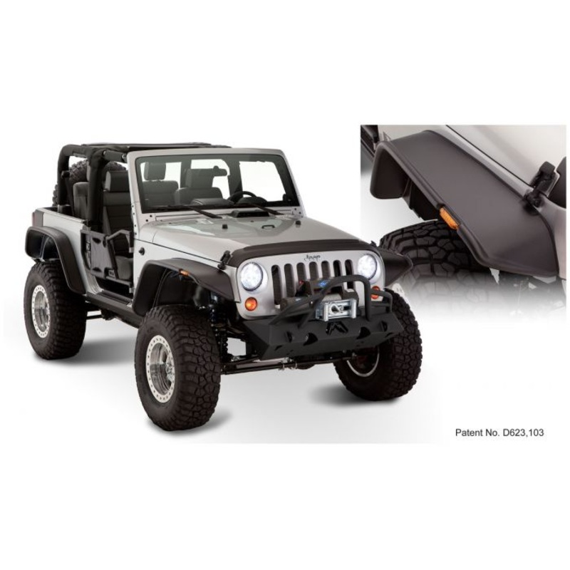 Bushwacker Flat Fender 4 Piece BUS10919-07