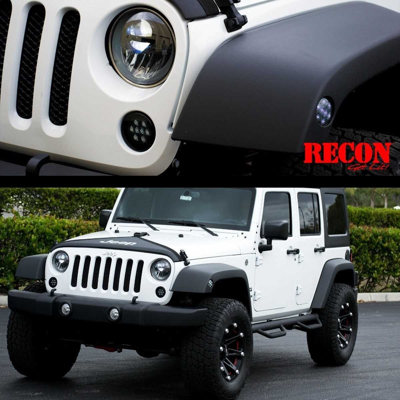 Recon Smoked LED Turn Signal REC264134BK
