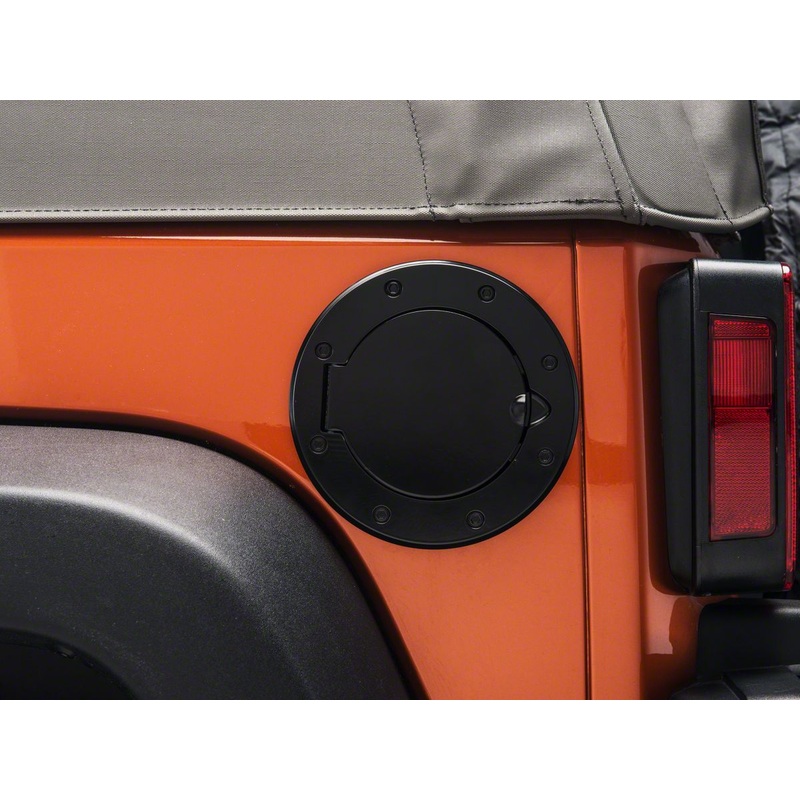 Rugged Ridge Black Aluminum Gas Cap Cover OMI11425.05