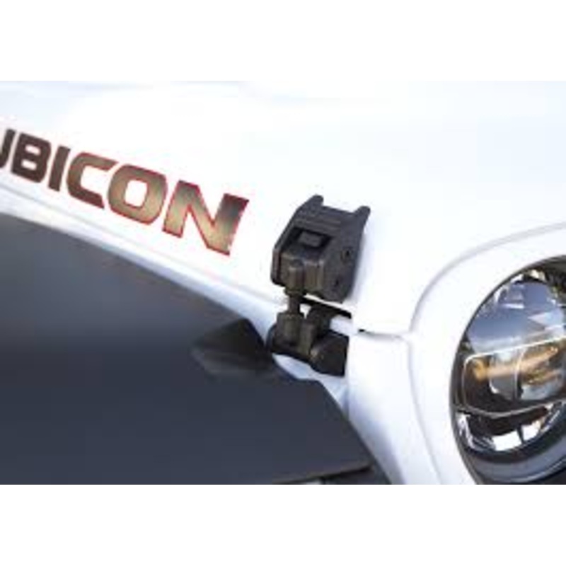 Rugged Ridge Hood Catch Textured Black Aluminum OMI11210.27