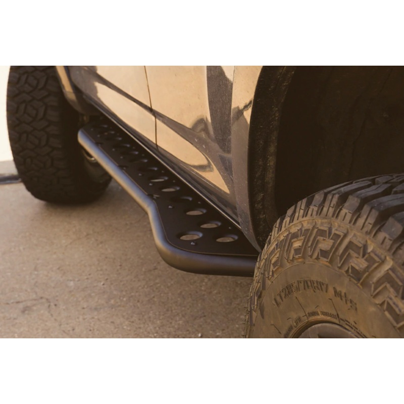 2003-2009 TOYOTA 4RUNNER STEP EDITION BOLT ON ROCK SLIDERS YES YES (RAW STEEL) RAW STEEL