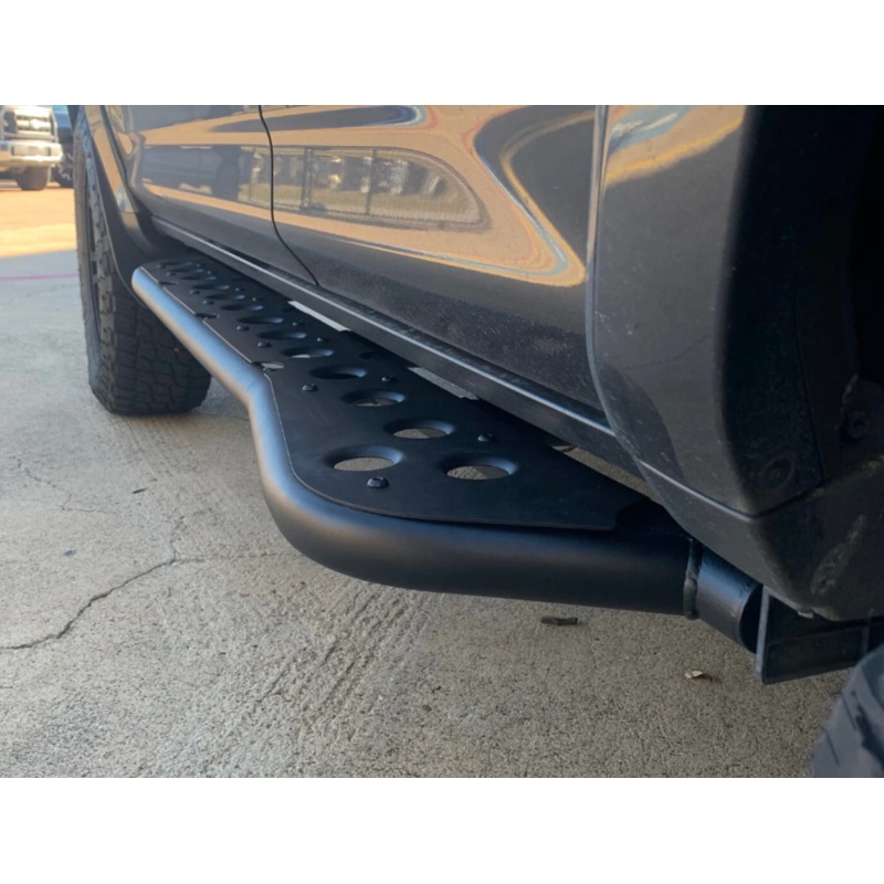 2010-2022 TOYOTA 4RUNNER STEP EDITION BOLT ON ROCK SLIDERS YES YES (RAW STEEL) RAW STEEL
