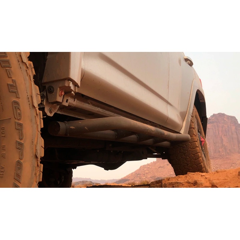 2010-2022 TOYOTA 4RUNNER TRAIL EDITION BOLT ON ROCK SLIDERS YES Raw