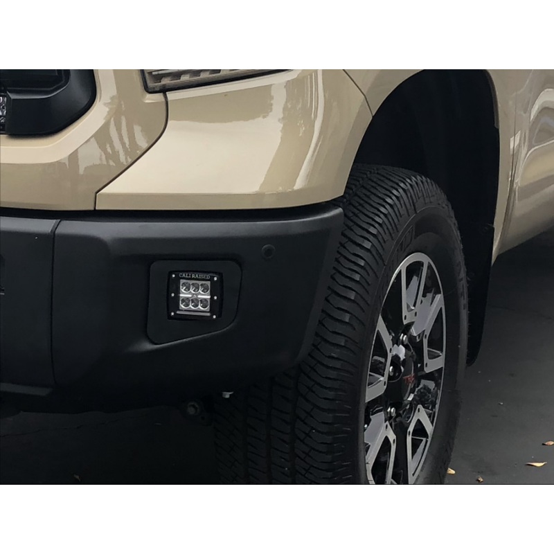 2014-2021 TOYOTA TUNDRA LOW PROFILE DITCH LIGHT BRACKETS KIT Brackets Only