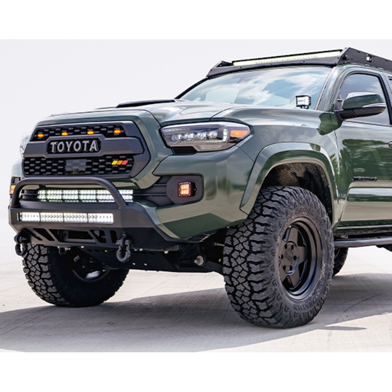 2016-23 TACOMA STEALTH BUMPER Yes – 32″ LED Bar (Spot Beam) W/ Small OEM Switch Yes – 32″ LED Bar (Spot Beam) W/ Small OEM Switch