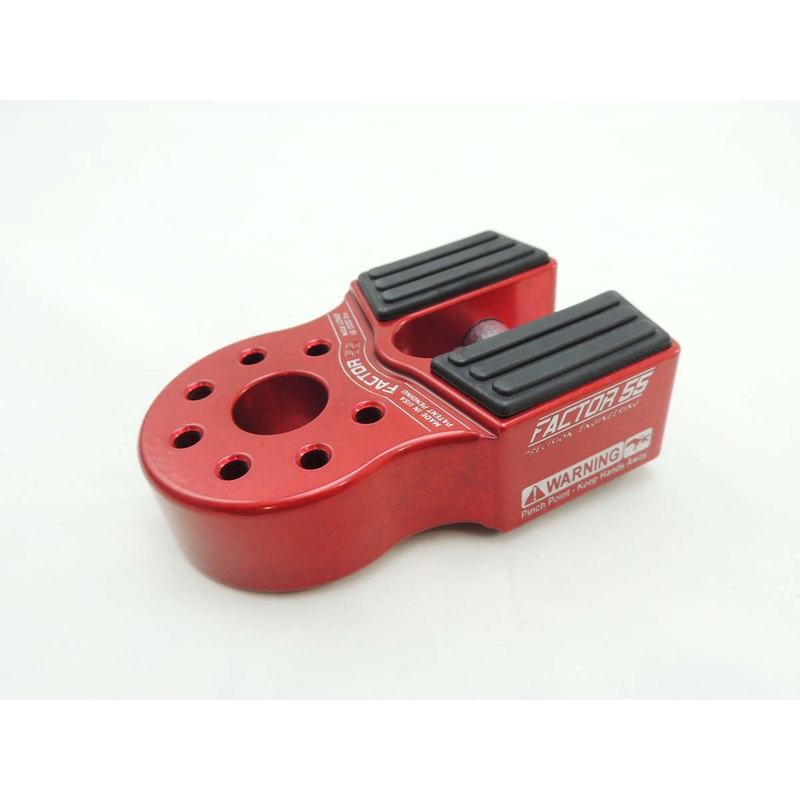 Flatlink Winch Shackle Mount Red