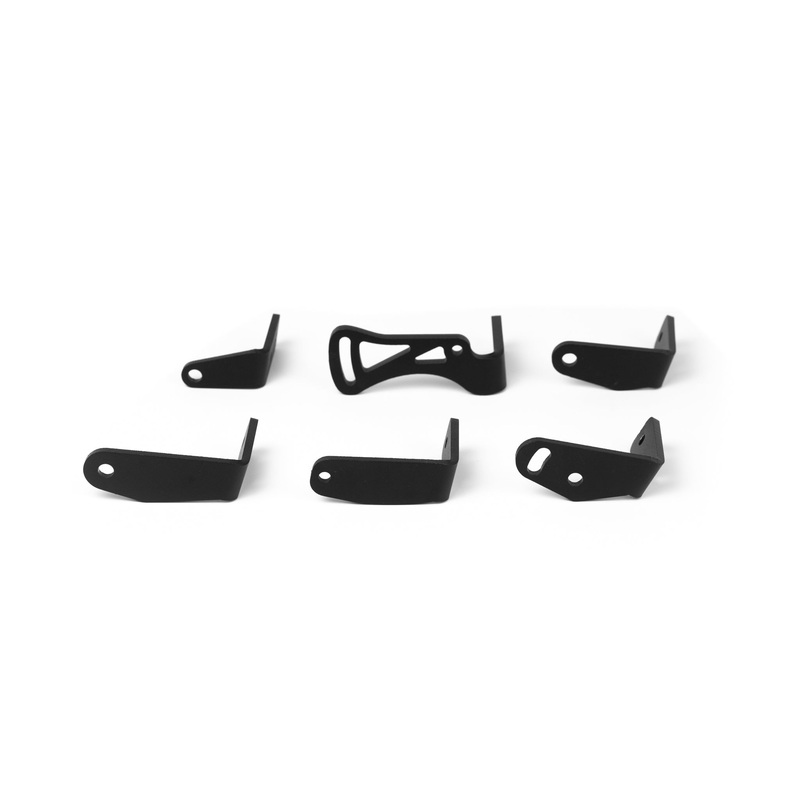 Sherpa Light Bar Mounts ExtremeLED X6S Black Textured Powder Coat