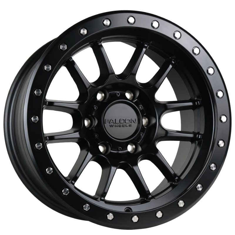 T7 – Matte Black 17×9