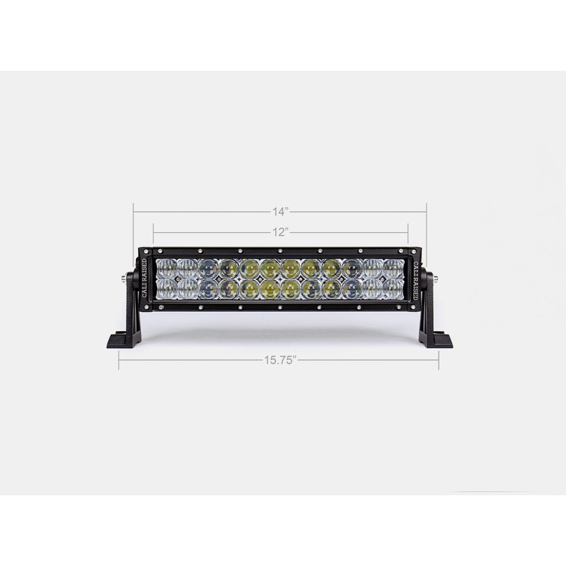 14″ Dual Row 5D Optic OSRAM LED Bar Combo