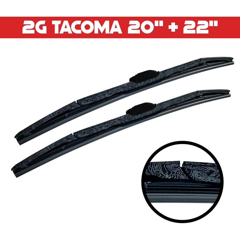 2005-2015 Toyota Tacoma – MT86 Topographic Wiper Blade Set