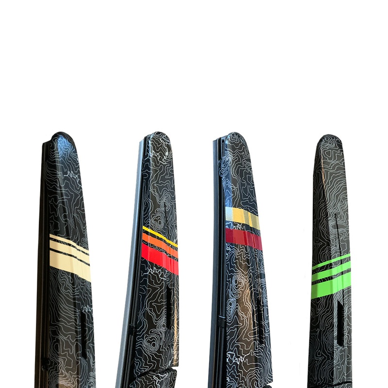 Decal Stripes for Wiper Blades OG Tri Color (Red, Orange, Yellow)