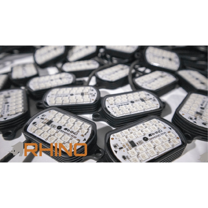 Rhino RGBW LED Rock Lights 4 pcs Yes