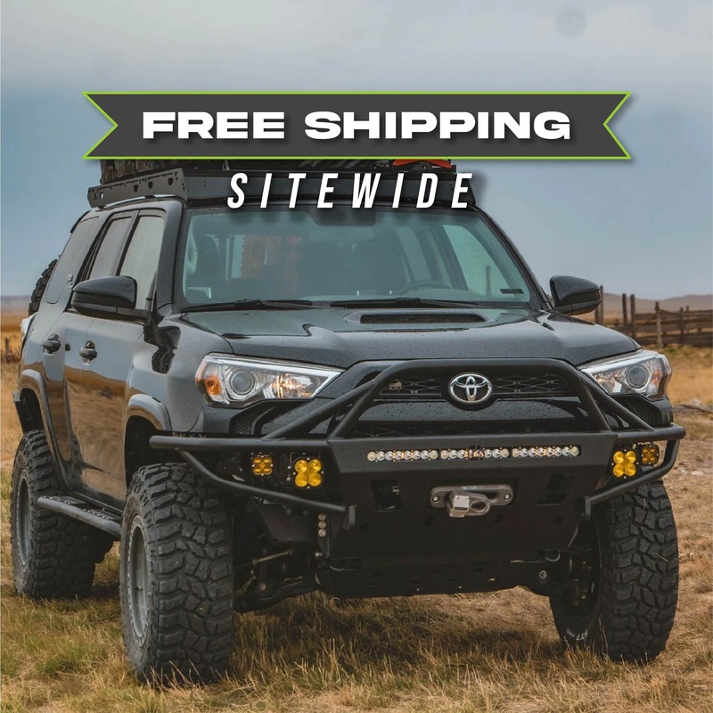 4Runner Hybrid Front Bumper / 5th Gen / 2014+ 30″ Light Bar Cutout No Bull Bar