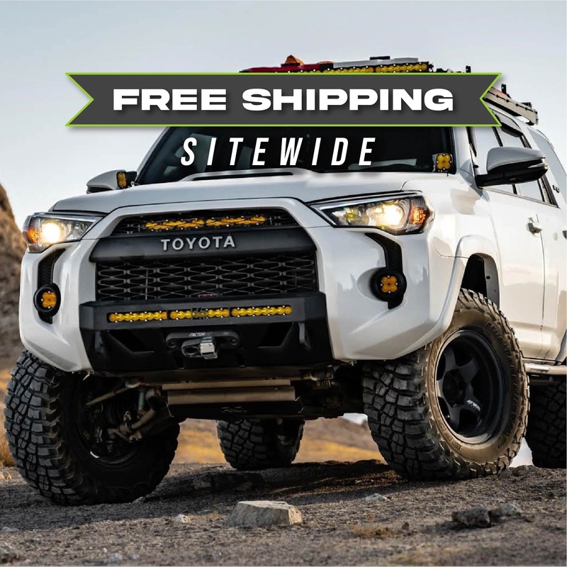 4Runner Lo Pro Winch Bumper / 5th Gen / 2014+ 30″ Light Cutout No Bull Bar