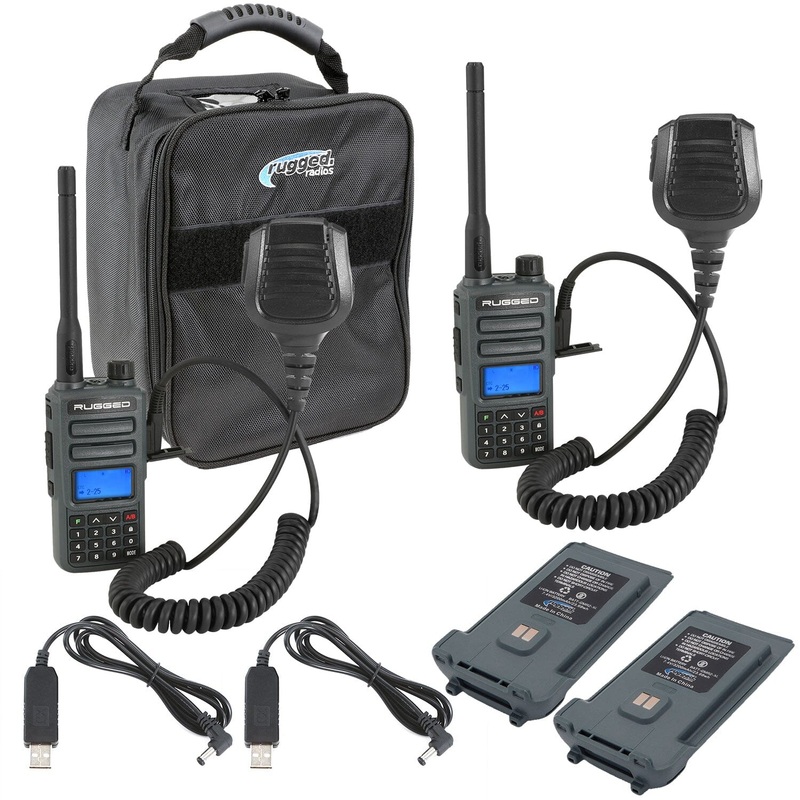 ADVENTURE PACK –  Rugged GMR2  GMRS and FRS Hand Held Radios pair